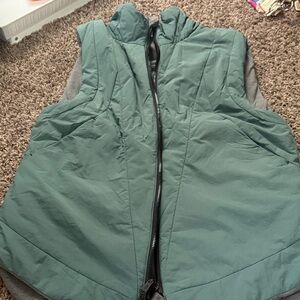 Free people Women's Green Puffer Vest